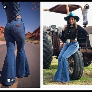 Wrangler bell bottoms size 26x32